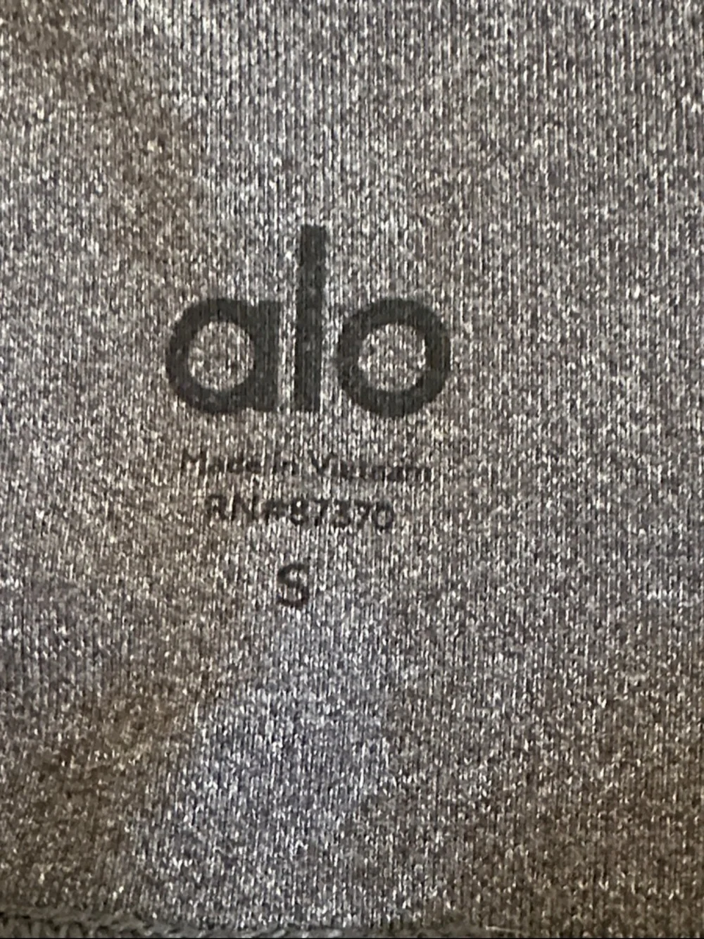 ALO Yoga Gray High-Waist Moto Leggings - Picture 9 of 10